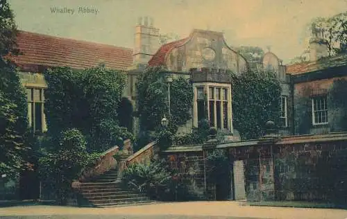 PC47686 Whalley Abbey. A. E. Shaw. 1906