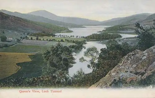 PC48841 Queens View. Loch Tummel. G.W.W