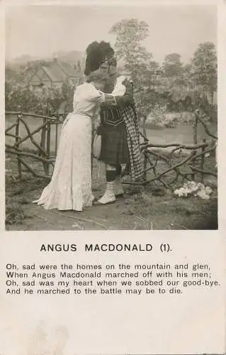 PC48941 Angus Macdonald. Bamforth. 1905