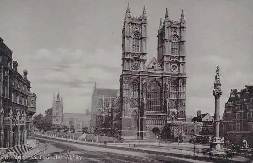 PC64081 London. Westminster Abbey. Tuck. Silber. Nr. 1552