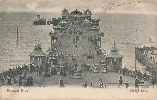 PC64246 Palace Pier. Brighton. Mezzotint