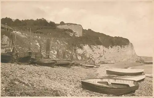 PC64546 Der Strand mit Blick nach Osten. Bier. F.L. Mettam