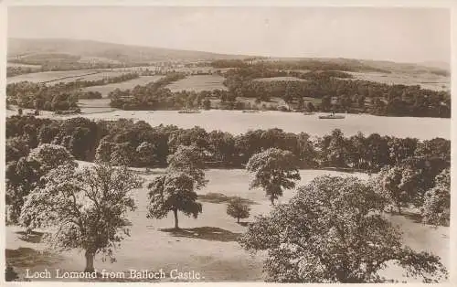 PC65206 Loch Lomond von Balloch Castle. Taylor. Wälder