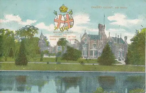 PC63452 Oakley Court. Nr. Bray. G.D. und D.L. 1906