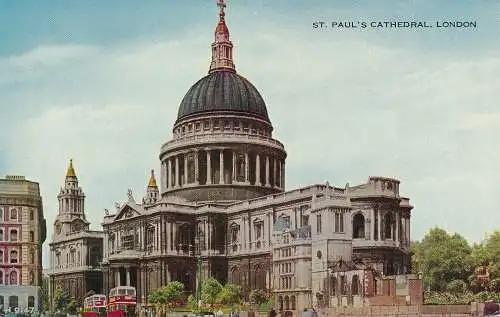 PC65201 St. Pauls Kathedrale. London. Valentinstag. Valesque