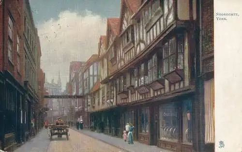 PC63492 Stonegate York. Tuck. Öle. Nr. 1465