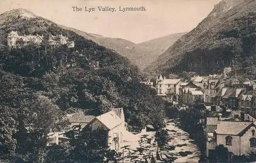 PC65421 Das Lyn Valley. Lynmouth. Chronik