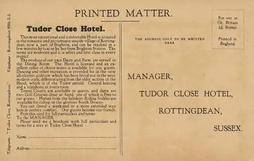 PC64666 Tudor Close. Rottingdean. Brighton. Das schönste Hotel am südlichen Coa