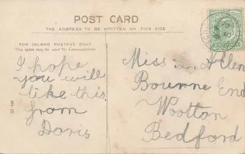 PC63434 Miss Madge Lessing. 1905