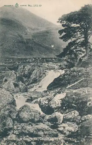 PC65526 Wasserfall und Benmore. Crianlarich. Zuverlässig