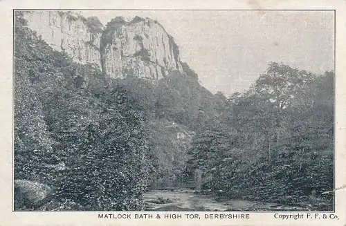 PC65796 Matlock Bad und hoher Tor. Derbyshire. F.F und Co