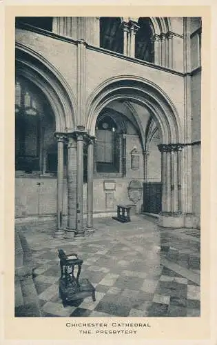 PC65441 Chichester-Kathedrale. Das Presbyterium. Tuck