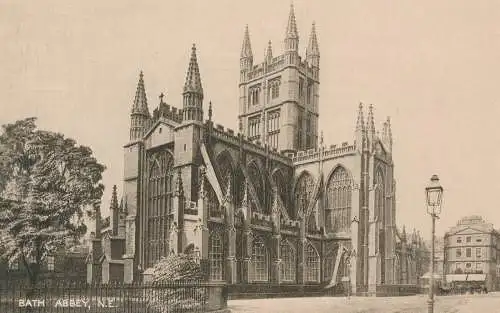 PC64617 Bath Abbey. N.E. Milton. Fotografie. Woolstone Bros