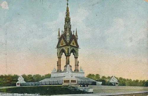 PC65218 London. Albert Memorial. W.J. Hay