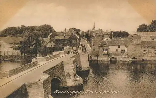 PC64239 Huntingdon. Die alte Brücke. W.H. Smith. frith