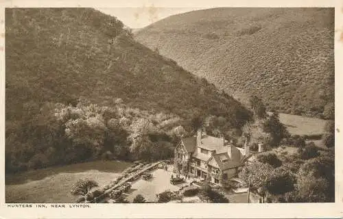 PC65682 Hunters Inn. In der Nähe von Lynton. RA