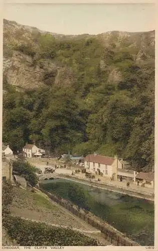 PC65240 Cheddar. Das Cliffs Valley. Photochrom. Nr. 54810