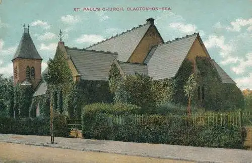 PC63547 St. Pauls Kirche. Clacton auf See. Pixie. 1909