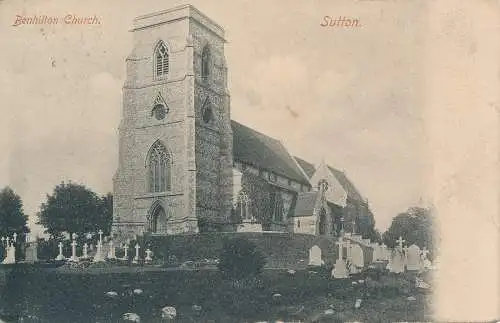 PC64204 Benhilton Church. Sutton. Hartmann. 1907