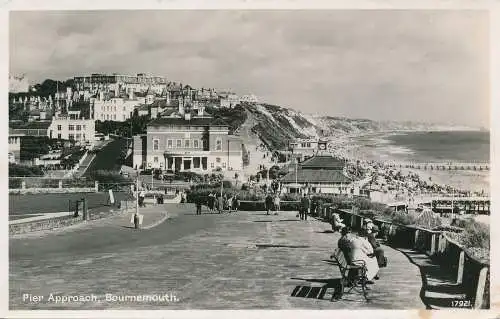 PC64394 Pier-Ansatz. Bournemouth. Lachs. Nr. 17921. RP. 1953