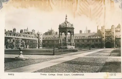 PC65209 Trinity College. Toller Hof. Cambridge. Frith. Nr. 66872. 1957