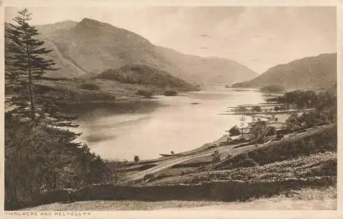 PC65109 Thirlmere und Helvellyn. Abraham. 1939