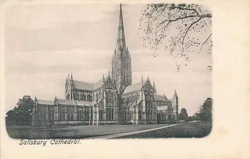 PC65135 Kathedrale von Salisbury. Frith. B. Hopkins