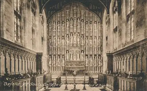 PC65903 Oxford. All Souls College Chapel. Frith. Nr. 57362