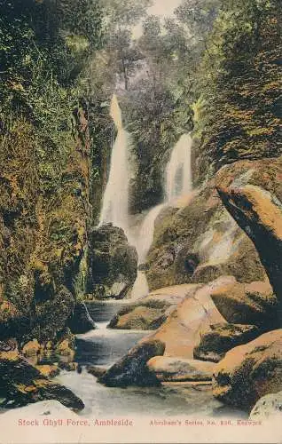 PC65415 Stock Ghyll Force. Ambleside. Abraham. Nr. 336