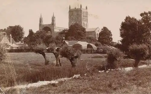 PC65354 Tewkesbury Abbey. Mallett. RP