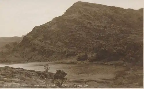 PC65468 Llyn Gwm Bychan und Craig y Saeth. Judges Ltd. Nr. 6456