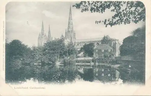 PC65883 Lichfield Cathedral. Valentinstag