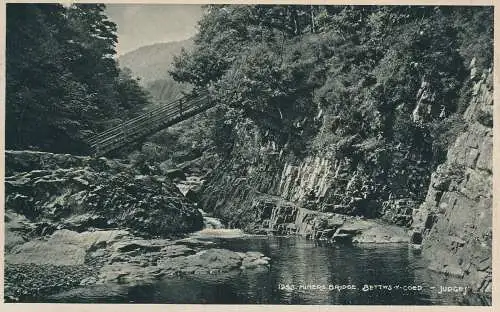 PC65494 Bergarbeiterbrücke. Bettws Y Coed. Judges Ltd. Nr. 1953