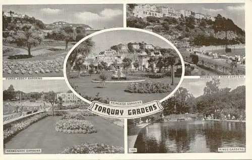 PC65638 Torquay Gardens. Multi View