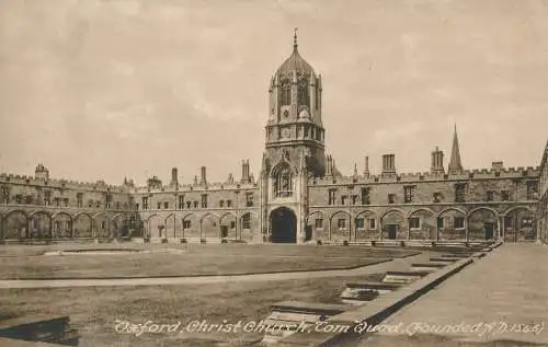 PC65485 Oxford. Christ Church. Tom Quad. Frith. Nr. 48609