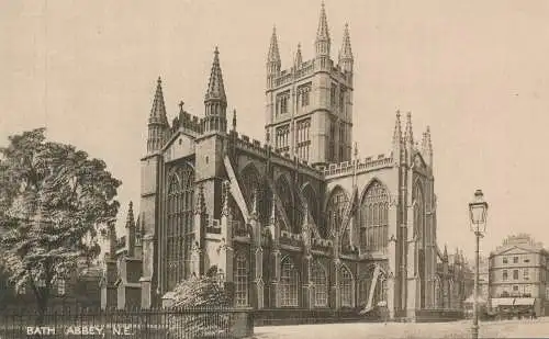 PC65875 Bath Abbey. N.E. Milton. Woolstone Bros. Fotografie