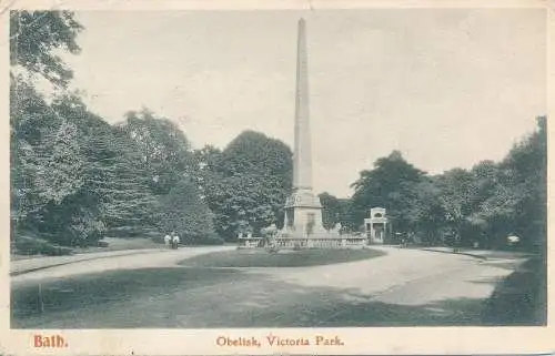 PC66166 Bad. Obelisk. Victoria Park. Das Londoner Stereoskop