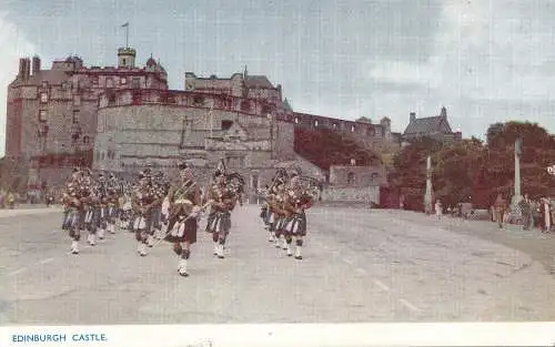 PC66181 Edinburgh Castle. Photochrom. 1951