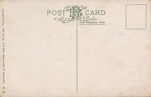 PC64541 Alte Postkarte. Frau mit Kind und Engel. B. B. London