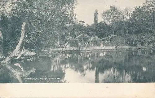 PC64377 Nottingham. Arboretum Lake. Frith