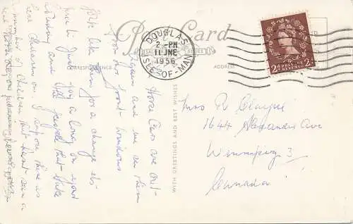 PC63609 Pferdebahn. Douglasie. I.O.M. Lachs. Nr. 19005. 1956