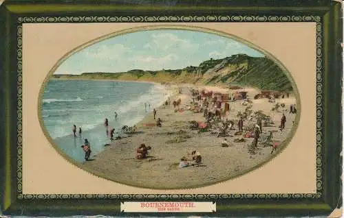 PC63721 Bournemouth. Der Sand. Milton. Verkauft. 1912