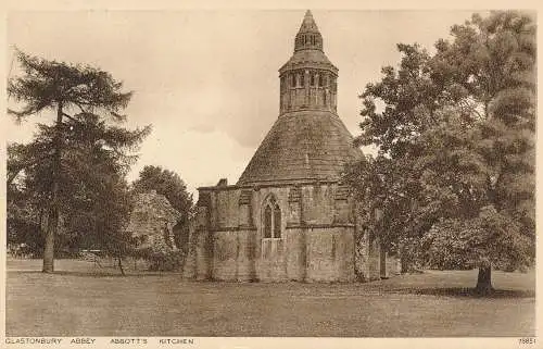 PC66436 Glastonbury Abbey. Abbotts Küche. Photochrom. Nr. 75851