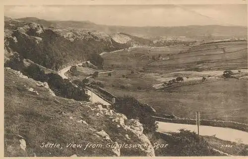 PC63584 Settl. Blick von der Giggleswick-Narbe. Frith. 1944