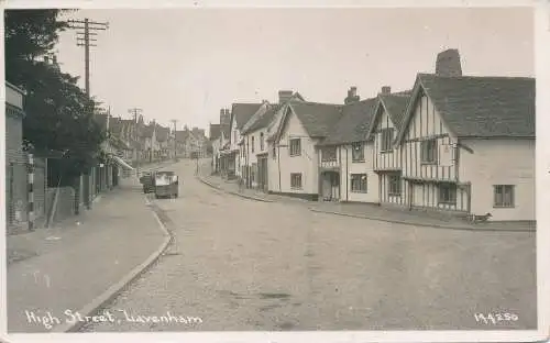 PC63610 High Street. Lavenham. Nr. 144250. 1949