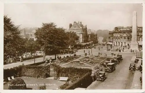 PC64364 Parliament Street. Harrogate. RP. 1930