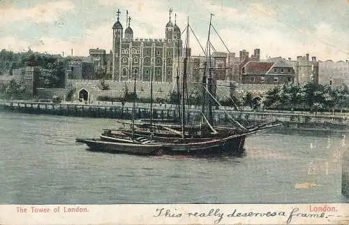 PC66593 Der Tower of London. London. 1906