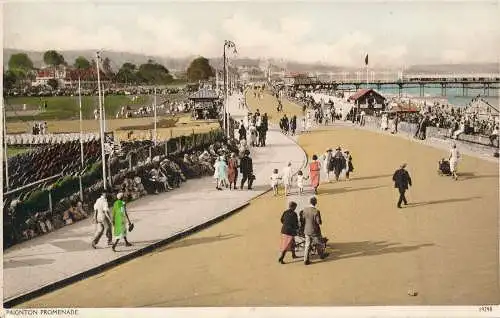 PC63947 Paignton Promenade. Nr. 19790. 1938