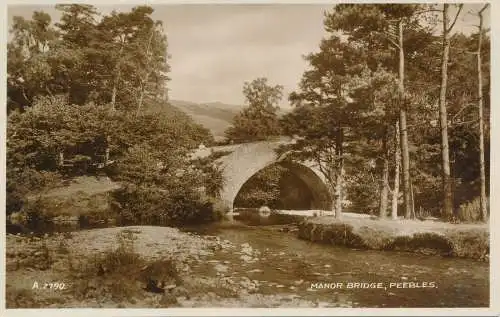 PC64787 Herrenhausbrücke. Peebles. Valentinstag. Nr. A.2790. RP