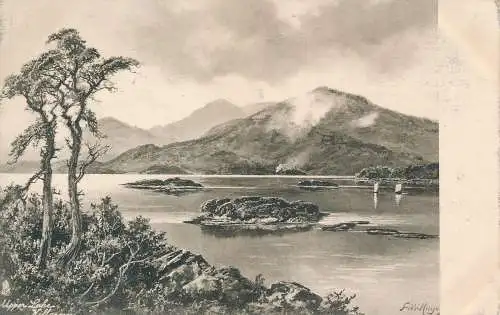 PC66694 Upper Lake. Killarney. Tuck. Art. Nr. 999. 1905